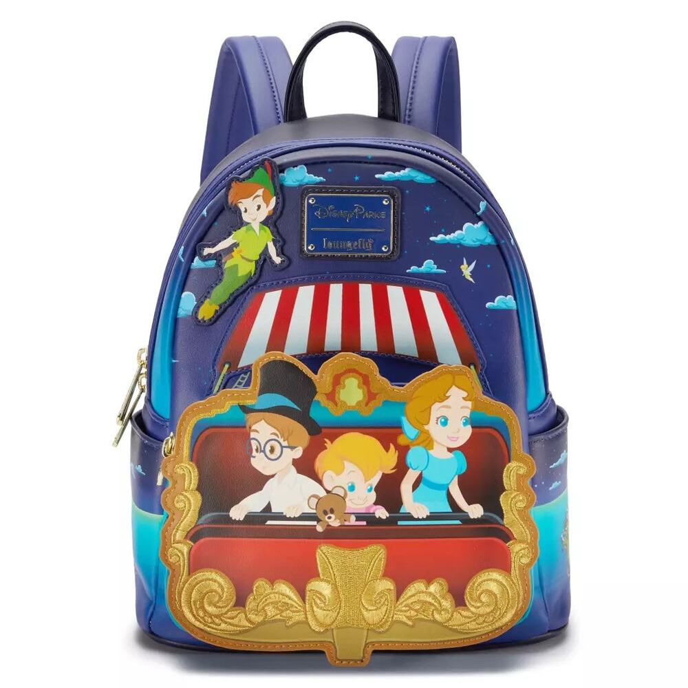 Loungefly Peter Pan's Flight Loungefly Mini Backpack NWT